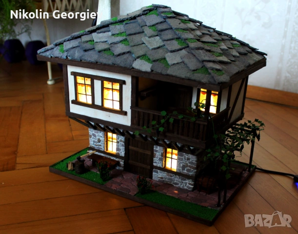 Възрожденска къща, макет, снимка 11 - Колекции - 53788296
