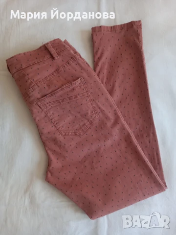 EDC by Esprit - Панталон Чино - Керемидено червен със ситен десен, XS, снимка 11 - Панталони - 51311891