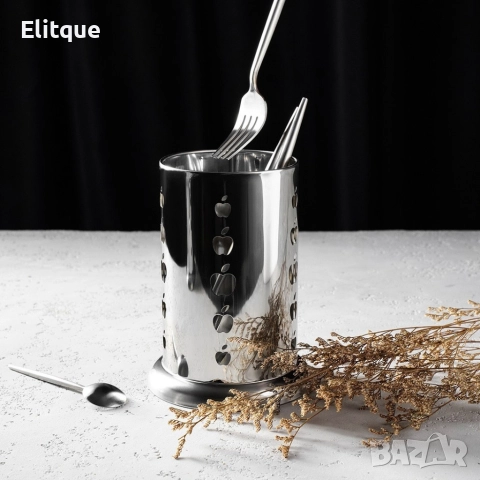 Метален органайзер за прибори, ябълки,16x10cm, снимка 5 - Други стоки за дома - 52897719