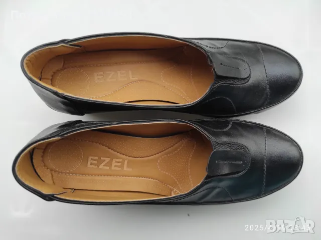 Продавам дамски черни обувки , снимка 4 - Дамски ежедневни обувки - 49962308