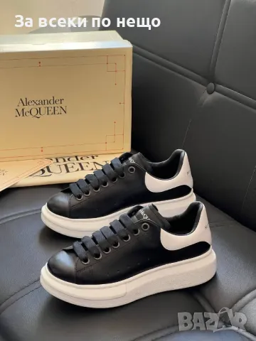 Alexander McQueen Дамски Черни Маратонки👟Дамски Спортни Обувки Александър Макуин Код E377