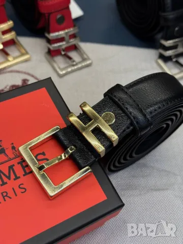 колани от естествена кожа hermes, снимка 4 - Колани - 50406233