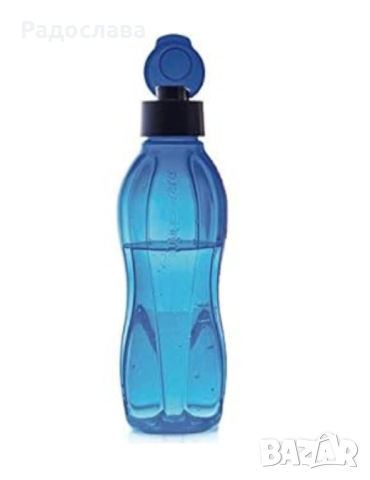 Бутилка/Шише да вода 750мл флип капачка от Tupperware 
