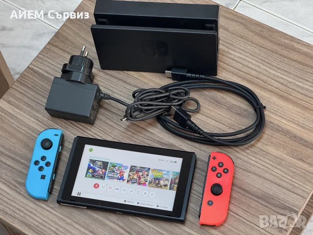 Nintendo Switch с поставен чип и 128GB, снимка 7 - Nintendo конзоли - 55797749