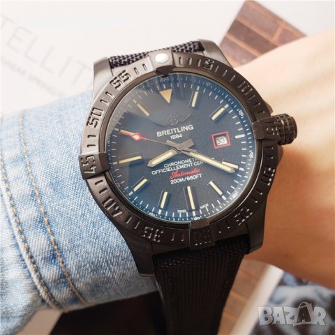 Мъжки часовник Breitling Avenger Blackbird с автоматичен механизъм, снимка 3 - Мъжки - 38746667