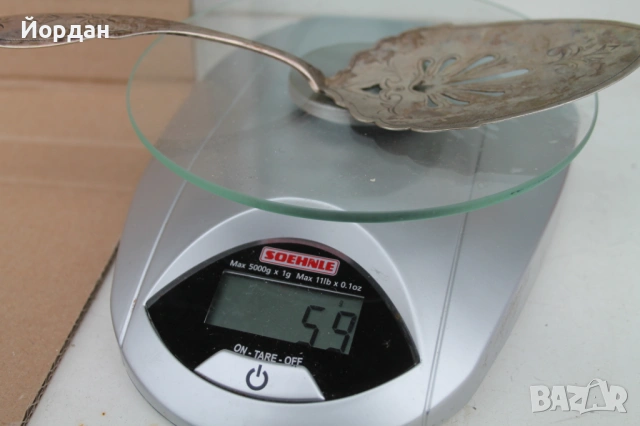 Английска сребърна лъжица, снимка 9 - Колекции - 53828883