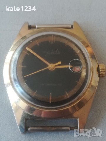 Мъжки часовник Ruhla - UMF 24. Made in GDR. Vintage watch. Ретро модел. Позлата. Механичен механизъм, снимка 5 - Мъжки - 41944640