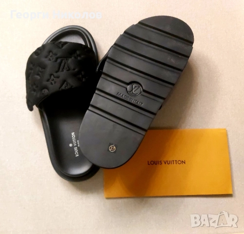 Дамски чехли Луис Витон , снимка 2 - Чехли - 51542017