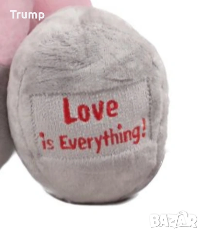 Топ цена! "Любовта е навсякъде" , Голямо плюшено магаре 60 см., Свети Валентин, снимка 4 - Други стоки за дома - 53403564