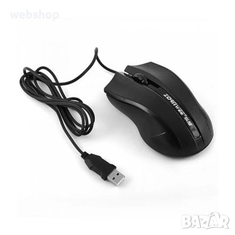 Оптична Геймърска Мишка GM-01, черна, USB, DPI=1800, снимка 2 - Клавиатури и мишки - 44412324