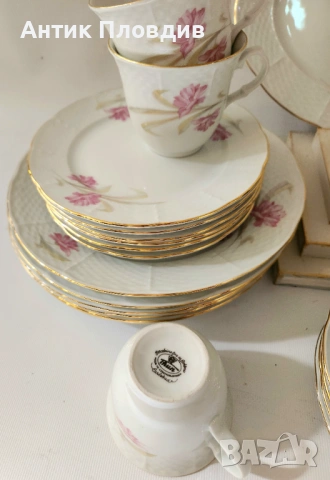 Старинен сервиз за хранене и чай, Thun, Carlsbad, Чехословакия, снимка 8 - Сервизи - 47149333