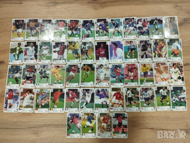 Пълна колекция Футболни картички Akas - Champions Blue 52 карти 
