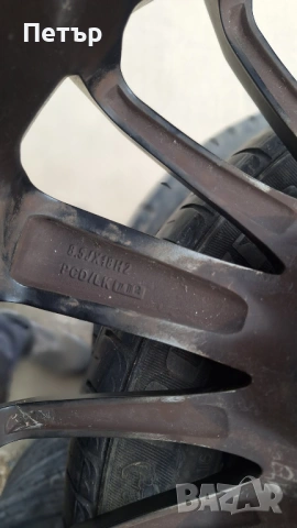 АЛУМИНИЕВИ ДЖАНТИ ТОМАСОН МЕРЦЕДЕС AУДИ ФОЛСВАГЕН ШКОДА -5x112-18 цола, снимка 6 - Гуми и джанти - 53630167