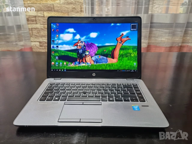 Продавам лаптоп HP EliteBook 840/мат14"/4х2.2GhzThr/8gb/SSD240gb/НоваБат/Профилактиран , снимка 2 - Лаптопи за работа - 53442989