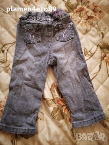 Детски дънки 6-9 месеца , снимка 7 - Панталони и долнища за бебе - 33908528