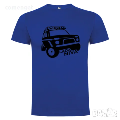 Мъжки тениски ЛАДА и LADA NIVA принт! Поръчай модел с ТВОЯ идея!, снимка 4 - Тениски - 49959420