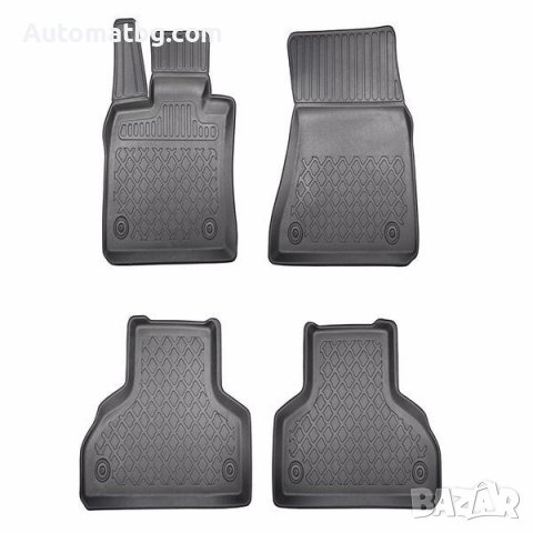 Комплект гумени стелки Automat, За FORD, 4бр, 3D, По модел, Черен