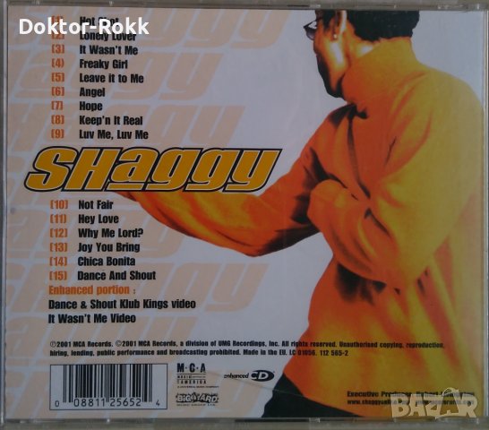 Shaggy – Hot Shot (2001, CD) , снимка 3 - CD дискове - 39784859