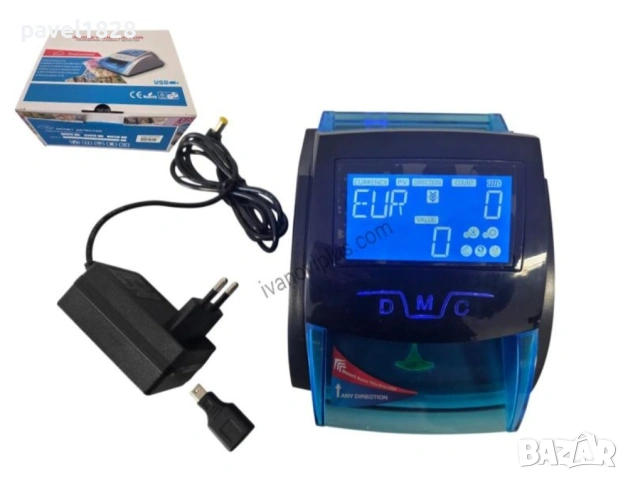 Детектор за проверка на пари евро/долар 520B , снимка 2 - Друга електроника - 53119693