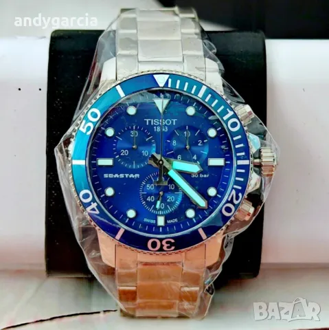  TISSOT SEASTAR 1000 CHRONOGRAPH T120.417.11.041.00 ЧИСТО НОВ часовник с хронограф , снимка 4 - Мъжки - 50029981