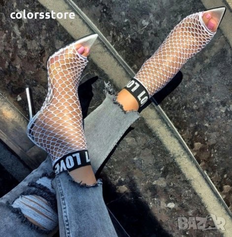 Летни боти бяла мрежа