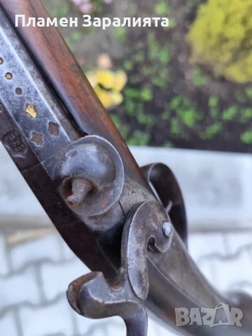 Автентична капсулна дамаскова пушка, снимка 16 - Антикварни и старинни предмети - 52788340