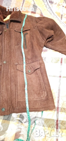 Мъжко палто агнешка кожа, снимка 3 - Палта - 53099624