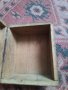 Кутия стара дървена за будилник от царско време пирографирана 43749, снимка 7