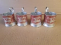 Стари красиви подстакани СССР - 4 броя, снимка 5