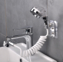 Душ за мивка с гъвкав маркуч със стенно окачване и накрайник за кран, снимка 1 - Душове - 44809282