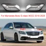 Чисто нови капаци за фарове, специално проектирани за Mercedes-Benz W222 S-Class 2018-2021 ФЕЙСЛИФТ, снимка 1