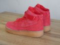 Nike Air Force 1 High Suede University Red Gum - 39 номер Оригинални!, снимка 3