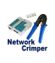 Клещи за кримпване на LAN кабели, снимка 1 - Клещи - 44586169