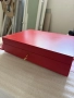 Кутии от MDF – червено мат, с ключалки и PVC разделители, снимка 4
