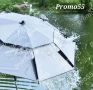 Плажен чадър с чупещо рамо, УВ защита, тризъбец, 220см., снимка 15