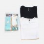 Playtex S,M,L,XL черна,бяла дамска 97% памучна тениска с къс ръкав дамски памучни блузи къси ръкави, снимка 3