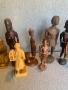 голям лот от дървени фигури статуетки, снимка 9