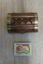 кутийка дървена обков месинг за ценители , снимка 6