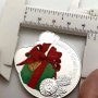 Коледна монета за късмет, снимка 3