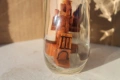 Стъклено шише за алкохол с дървени фигурки , снимка 6