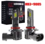 LED Диодни крушки за фарове- 9005/HB3, DC 12V, 10600LM, 6500K., снимка 1