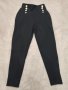 Елегантен черен панталон тип BALMAIN, снимка 1 - Панталони - 39495954