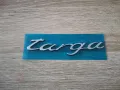 Porsche Targa сребрист гланц надпис емблема, снимка 1