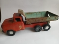 Стара руска голяма метална играчка камион самосвал., снимка 1