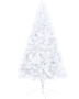 Изкуствена коледна елха - бяла -120см, снимка 3