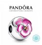 Промо -30%! Талисман Pandora Пандора сребро 925 Pink Violet Clips. Колекция Amélie