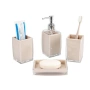 Комплект аксесоари за баня Cheffinger – 4 части, дозатор за сапун, чаша за четки и сапунерка, снимка 10
