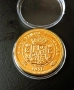 Позлатена Испанска монета в защитна капсула , снимка 2