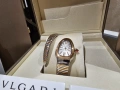 BVLGARI Serpenti Tubogas Snake Rose Gold and Silver Дамски Часовник, снимка 2