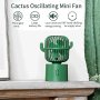 Настолен USB вентилатор Кактус 3 цвята, снимка 9